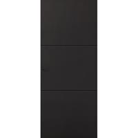 CanDo Capital binnendeur Jefferson zwart stomp links 78x211,5 cm