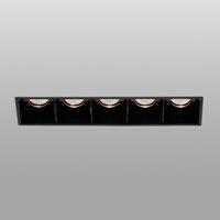 FARO BARCELONA LED inbouwlamp Troop Trimless, 5-lamps