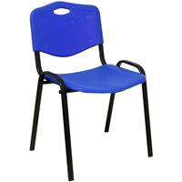 PIQUERAS Y CRESPO Pack 4 Stühle Robledo PVC blau