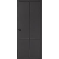 CanDo Capital binnendeur Plymouth zwart stomp rechts 88x231,5 cm