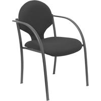 PIQUERAS Y CRESPO Pack 2 Stühle Hellin schwarzes Chassis bali schwarz