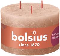 Bolsius Shine rustiek kaars 90/140 3 lonten Creamy Caramel