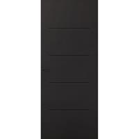 CanDo Capital binnendeur Olympia zwart opdek links 88x231,5 cm