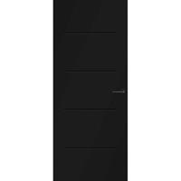 CanDo Capital binnendeur Rabat zwart opdek links 88x201,5 cm