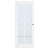 CanDo binnendeur Dimension Bolton stomp met blank glas 201,5x78cm