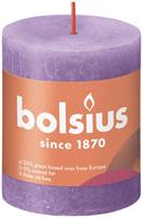 Bolsius Shine rustiek stompkaars 80/68 Vibrant Violet