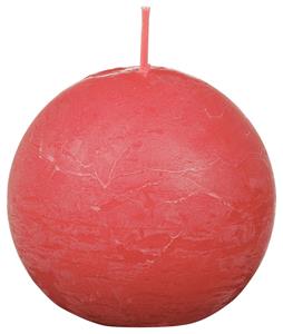 Shine rustieke bolkaars Ø76 Blossom Pink