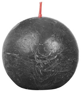 Rustik Kugelkerze stürmisches grau, ø 7,6 cm Stumpen- und Kugelkerzen - Bolsius