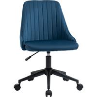 Vinsetto Ergonomischer Drehstuhl Bürostuhl Blau - blau