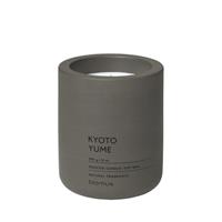 Blomus FRAGA Duftkerze Kyoto Yume, Duft Kerze, Candle, Beton, tarmac, 11 cm, 65953