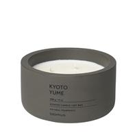 Blomus FRAGA Duftkerze Kyoto Yume, Duft Kerze, Candle, Beton, tarmac, 7 cm, 65962