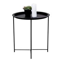 House Nordic Zwarte bijzettafel ''Bastia'' - L47B47H50CM