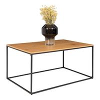 Kelvi Moderne natuurlijke bruine ''Jochem'' koffietafel - L60xB90xH45 cm