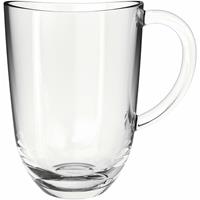 GLASKOCHBKOCHJRGMBHCOKG Leonardo Tasse Napoli, Glastasse, Becher, Kaffeetasse, Kalk-Natron Glas, klar, 380 ml, 024203