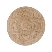 Teppich Bombay Rug - Teppich aus geflochtener Jute, Natur, Ø120 cm, House Nordic