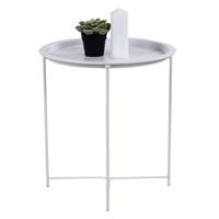 House Nordic Witte bijzettafel ''Bastia'' - L47B47H50CM