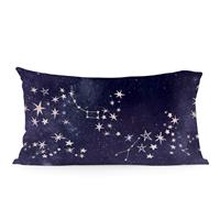 Happy Friday | Set van 2 kussenslopen Ultraviolet
