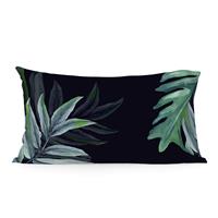 Happy Friday | Set van 2 kussenslopen Ebony Leafs