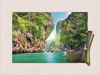 Karo-art Schilderij - Thailand 3D Look, 30x40
