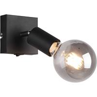 BES LED Led Wandspot - Trion Zuncka - E27 Fitting - Vierkant at Zwart - Aluminium