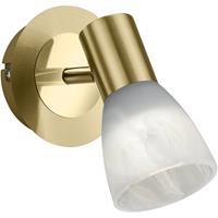 BES LED Led Wandspot - Trion Levino - E14 Fitting - Warm Wit 3000k - Rond at Goud - Aluminium