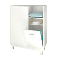 roba Highboard »Nordic, weiß«, mit Wäschekorb; Made in Europe