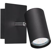 BES LED Led Wandspot - Trion Mary - Gu10 Fitting - Rond at Zwart - Aluminium