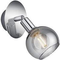BES LED Led Wandspot - Trion Brista - E14 Fitting - 1-lichts - Rond - Glans Chroom - Aluminium