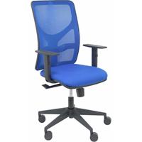 PIQUERAS Y CRESPO Motilla Stuhl blaues Netzgewebe Bali blauer Sitz verstellbarer Arm
