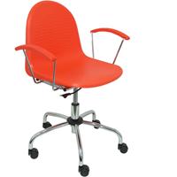 PIQUERAS Y CRESPO Orangefarbener Ves-Drehstuhl
