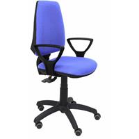 PIQUERAS Y CRESPO Elche S bali Stuhl hellblau Fixarm-Parkettrollen