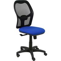 PIQUERAS Y CRESPO Alocén Stuhl schwarz Netz bali blau Sitz