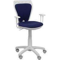 PIQUERAS Y CRESPO Salinas Jugendstuhl weiß bali navy blau