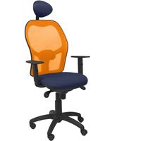 Bureaustoel Jorquera met oranje rugleuning - Piqueras y crespo