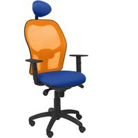 Bureaustoel Jorquera met oranje rugleuning - Piqueras y crespo