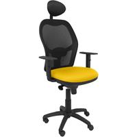 Bureaustoel Jorquera met rugleuning zwart - Piqueras y crespo
