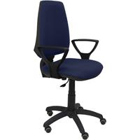 PIQUERAS Y CRESPO Elche CP Bali-Stuhl marineblau Fixarm-Parkettrollen
