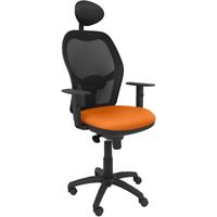 Bureaustoel Jorquera met rugleuning zwart - Piqueras y crespo