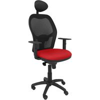 Bureaustoel Jorquera met rugleuning zwart - Piqueras y crespo