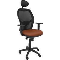 Bureaustoel Jorquera met rugleuning zwart - Piqueras y crespo