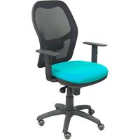 PIQUERAS Y CRESPO Stuhl Jorquera schwarz Netzsitz bali grün
