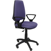 PIQUERAS Y CRESPO Elche CP Bali-Stuhl hellblau Fixarm-Parkettrollen