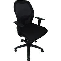 PIQUERAS Y CRESPO Stuhl Jorquera schwarz Netzsitz bali schwarz mit traslak