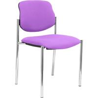 PIQUERAS Y CRESPO Stuhl fixiert Villalgordo bali lila Chassis Chrom
