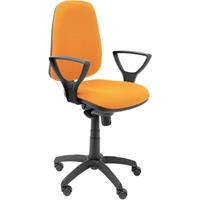 PIQUERAS Y CRESPO Orangefarbener Tarancon-Stuhl mit Armlehnen