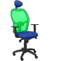 Bureaustoel Jorquera met groene rugleuning - Piqueras y crespo