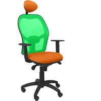 Bureaustoel Jorquera met groene rugleuning - Piqueras y crespo