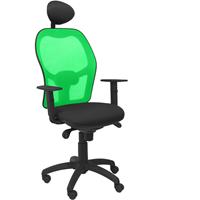 Bureaustoel Jorquera met groene rugleuning - Piqueras y crespo
