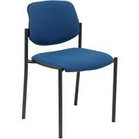 PIQUERAS Y CRESPO Stuhl fixiert Villalgordo bali marineblaues Gestell schwarz