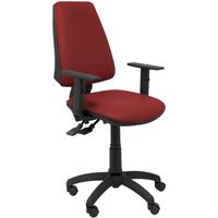 PIQUERAS Y CRESPO Elche simile kastanienbrauner Synchronstuhl mit verstellbarem Arm